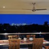 Stunning city views from spacious deck